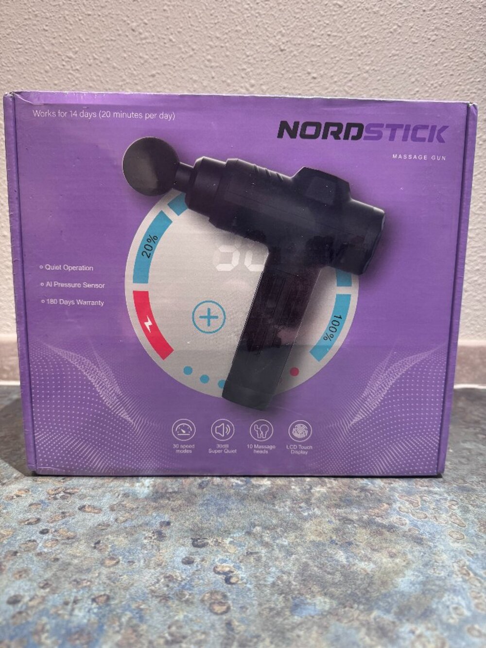 Nordstick Massage Gun - 10 Massage Heads